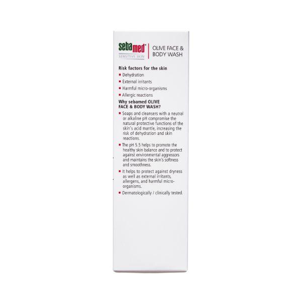Sebamed Olive Face & Body Wash 200 ml - Baby Soap