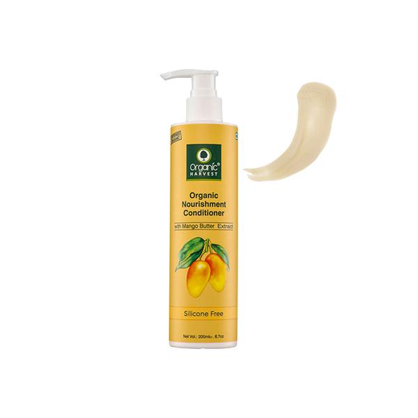 Organic Harvest Mango Shea Butter For Hair, Nourishing Conditioner to Revitalize, Repair, and Restore Moisture in Hair 200 ml - Conditioners
