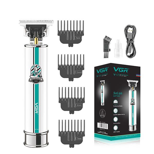 VGR V-079 Trimmer 300 min Runtime 4 Length Settings (White) 1's - Trimmers