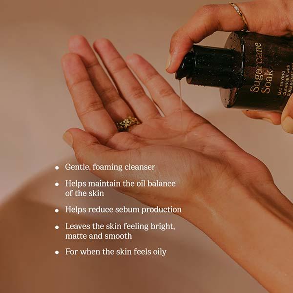 82E Sugarcane Soak Mattifying Cleanser with Sugarcane and Mandelic Acid 100 ml - Face Wash & Cleansers