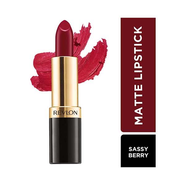 Netmeds | Revlon Super Lustrous Lipstick- Bold Matte-Sassy Berry 4.2 gm