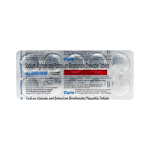 ALGICHEW Chewable Tablet 10's