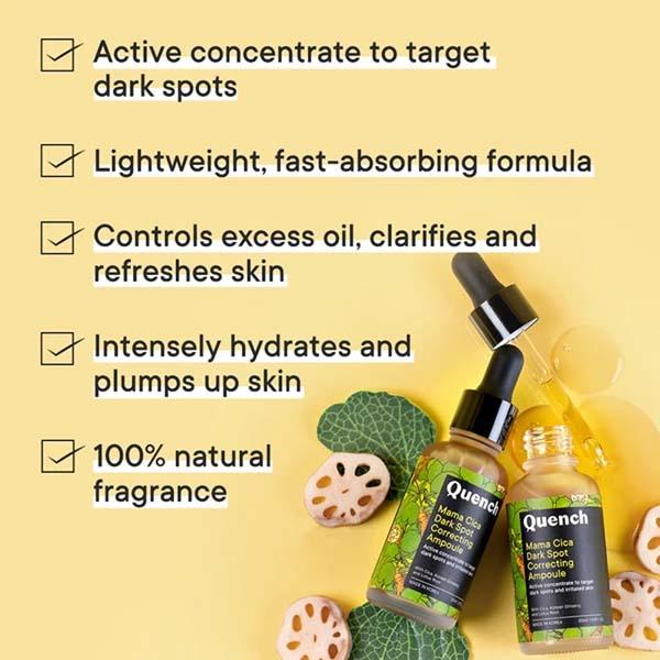 Quench Botanics Mama Cica Dark Spot Correcting Ampoule 30 ml - Face Serum