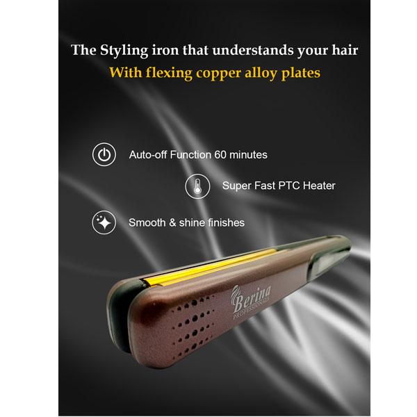 Berina Professional Intelligent Smart Straightening Iron BC60X 200 gm - Straighteners