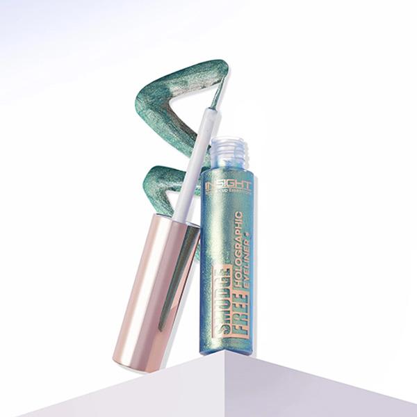 Netmeds | Insight Cosmetics Smudge Free Holographic Eyeliner - Forest Gold 5 gm