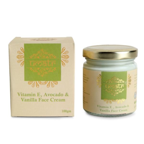 Umatr Vitamin E Avacado and Vanilla Face Cream 100 gm - Face Serum