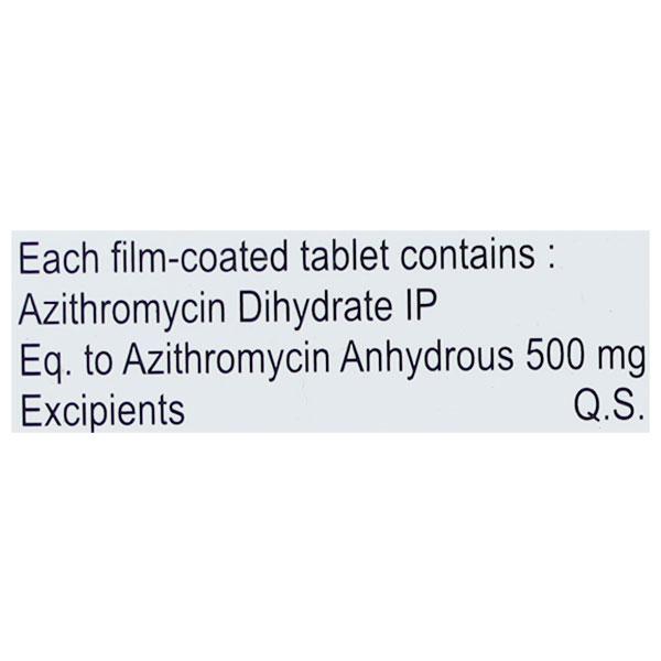 AZAL 500 Tablet 3's - Bacterial Infections-Mac