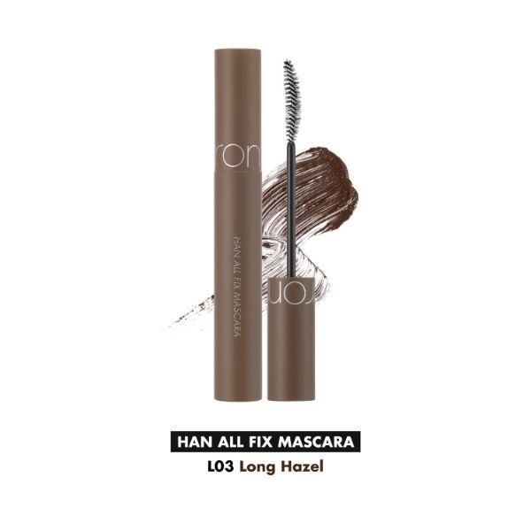 Rom&Nd Han All Fix Mascara L03 Long Hazel 7 gm - Mascaras
