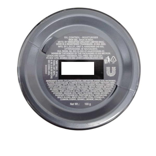 Dove Men + Care Oil Control Moisturiser 100 gm - Creams/Oils/Lotions