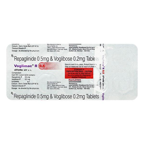 VOGLIMAC R 0.5 Tablet 10's