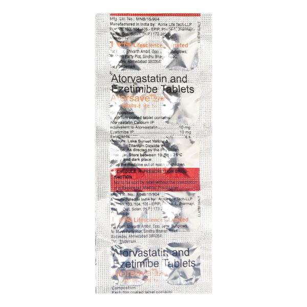 Atorsave EZ 10mg Tablet 10'S