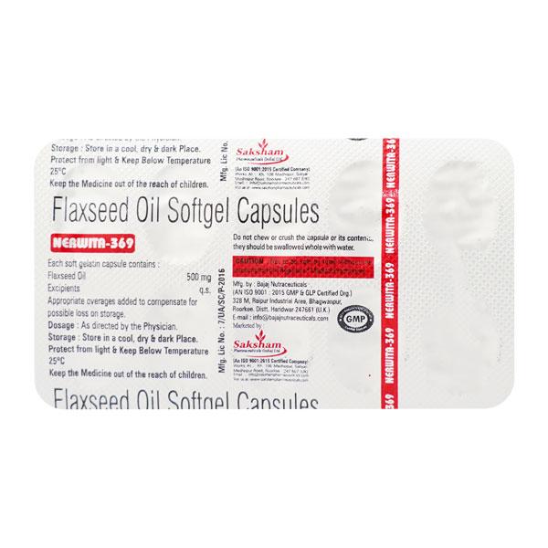 NERWITA 369 Soft Gelatin Capsule 10's - Supplements-Vam