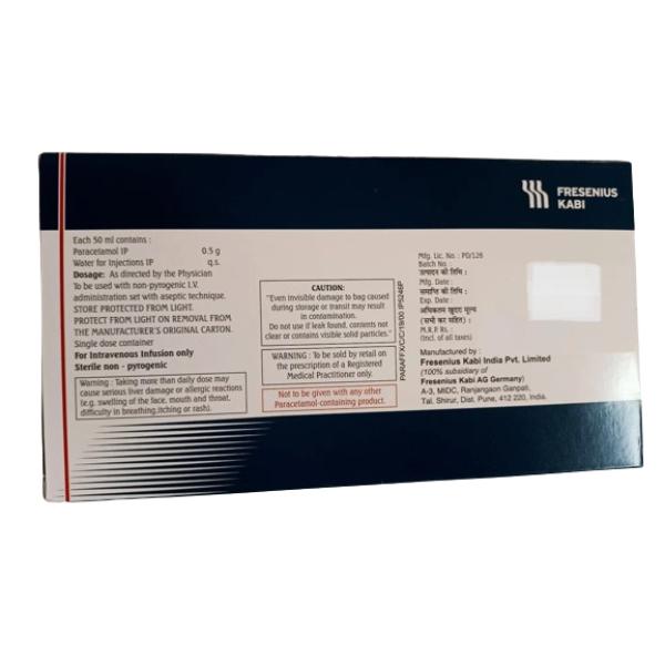 KABIMOL 500mg Infusion 50ml - Fever-Ana