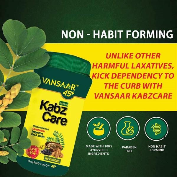 Vansaar 45+ Kabz Care Powder 240 g - Digestive Care
