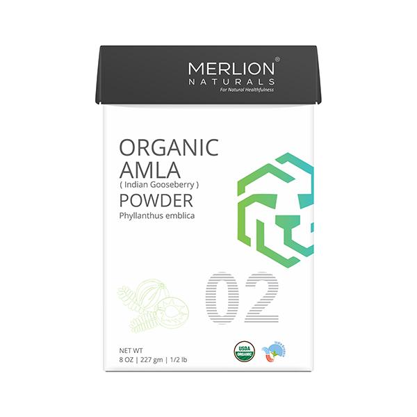 Merlion Naturals Organic Amla Powder 227 gm - Face Packs