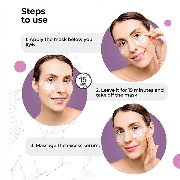 Cosmos by Bewakoof Brightening Magic Mineral Under Eye Mask Powered By Copper & Vitamin-C (Pack of 5) 1's - Eye Masks