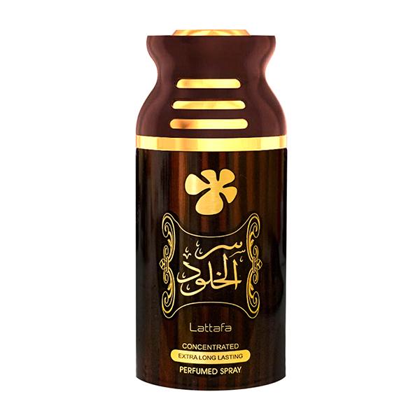 Netmeds | Lattafa Ser Al Khulood Imported Long Lasting Perfumed Deodorant Spray 250ml