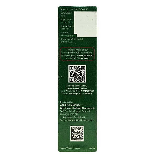FLUTIWAYS AZ Nasal Spray 70md - Nasal Congestion-Nas