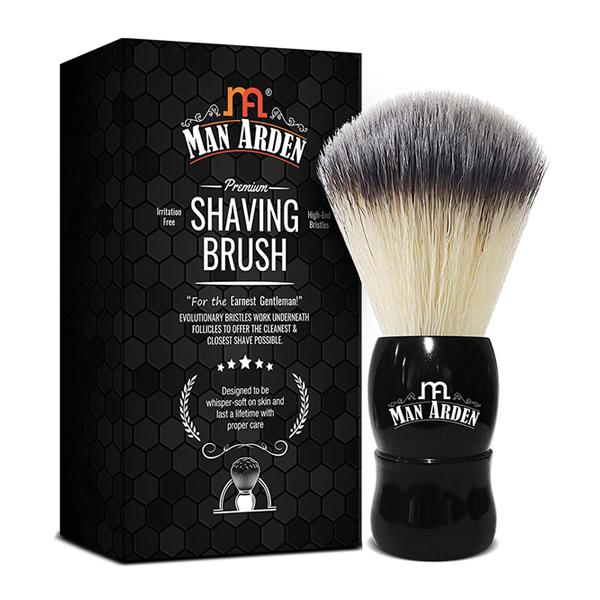 Netmeds | Man Arden Premium Shaving Brush - Irritation Free, High-End Bristles 1's