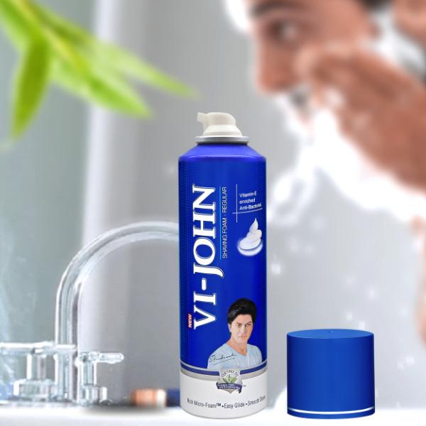 Vi-John Regular Shaving Foam - Pack of 3 x 250 gm - Shaving Foams