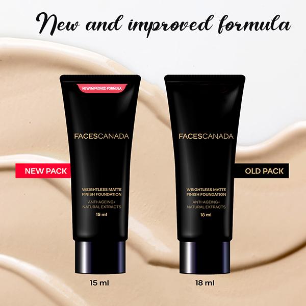 Faces Canada Weightless Matte Finish Foundation - Natural 15ml - Foundation