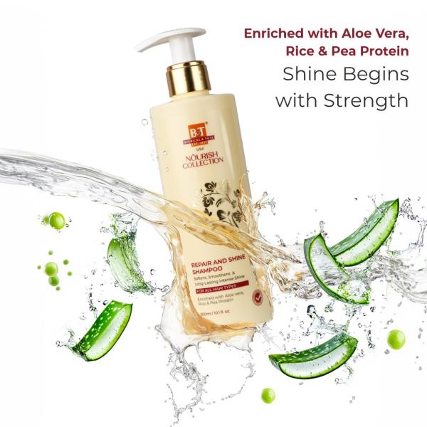 Dr.Willmar Schwabe B&T Nourish Collection Repair & Shine Shampoo For All Skin Type 300 ml - Personal Care (Ayush)