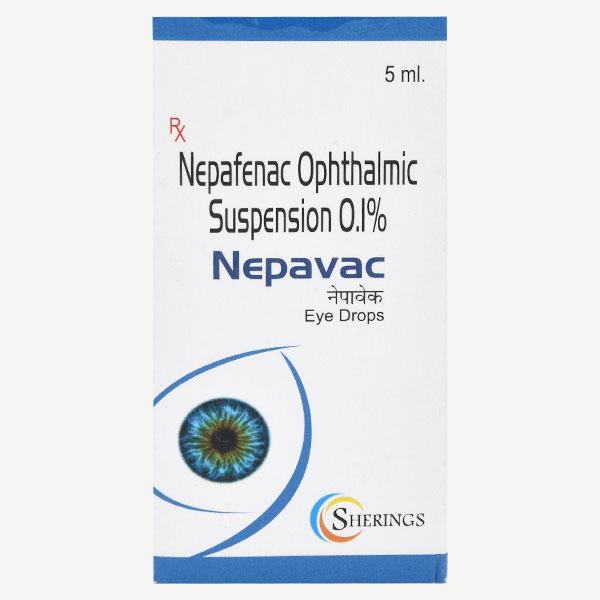 NEPAVAC Eye Drops 5ml - Eye conditions-Oph
