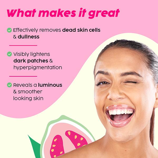 Plix The Plant Fix Guava Brightening Serum , With 3% Glycolic Acid & Vitamin C 30 ml - Face Serum