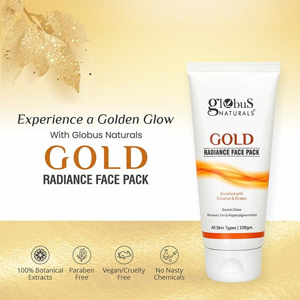 Globus Naturals Gold Radiance 100 ml - Masks & Peels