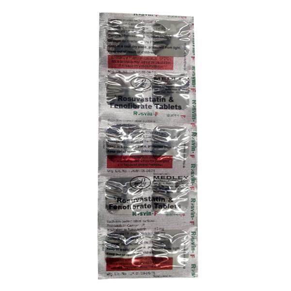 ROSVIN F Tablet 10's - High Cholesterol-Dys