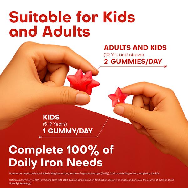 LIVOGEN STRAWBERRY FLAVOUR IRON Gummies 30's - Anaemia-VMA