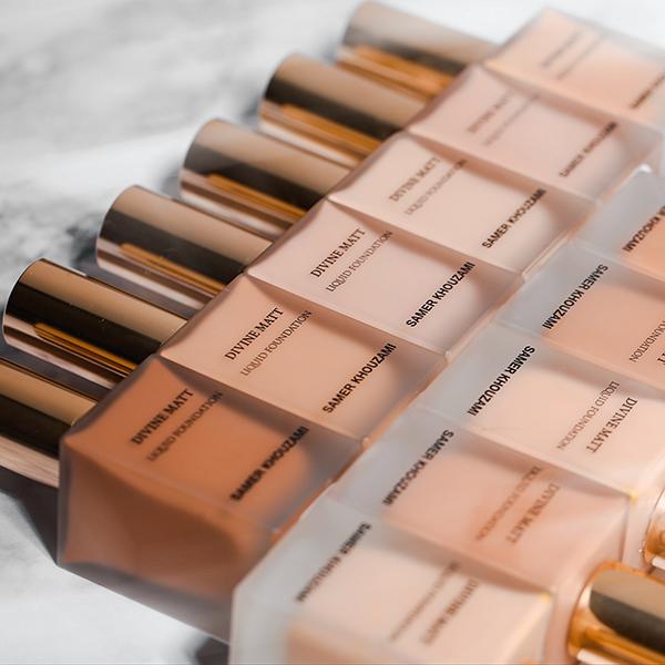 Samer Khouzami Divine Matt Liquid Foundation - 47 (Warm, Olive) 30 ml - Foundation