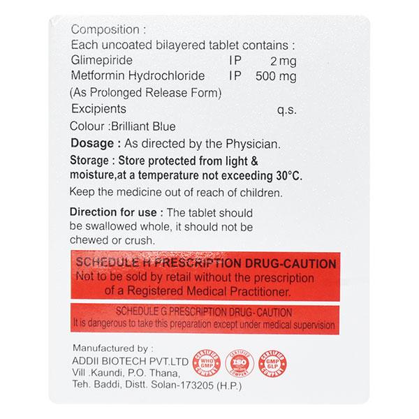 GEOGLIM G2 Tablet 15's - Diabetes-Ant