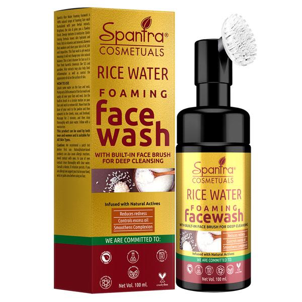 Spantra Rice Water Foaming Face Wash 100 ml - Face Wash & Cleansers