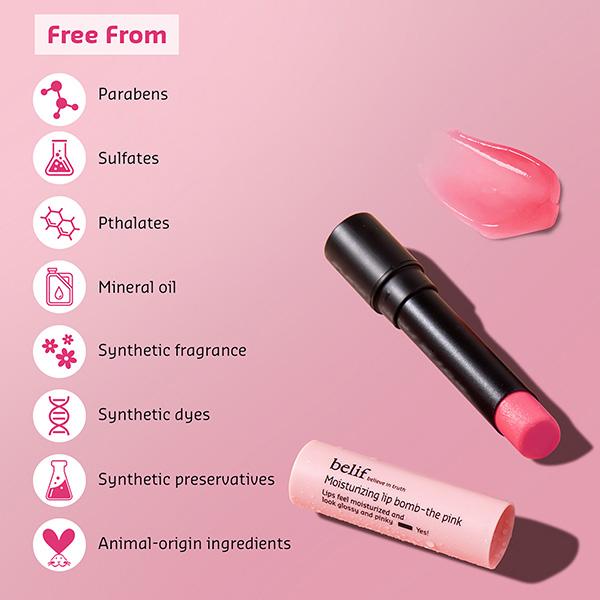 Belif Moisturizing Lip Bomb - Pink 3 gm - Lip Balms