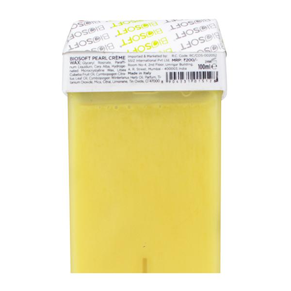 Biosoft Pearl Cream Wax Refill Roll On Wax 100 ml - Shaving & Hair Removal