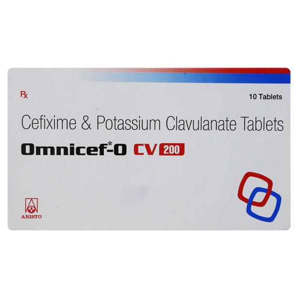 Omnicef O CV 200mg Tablet 10'S - Bacterial Infections-Cep