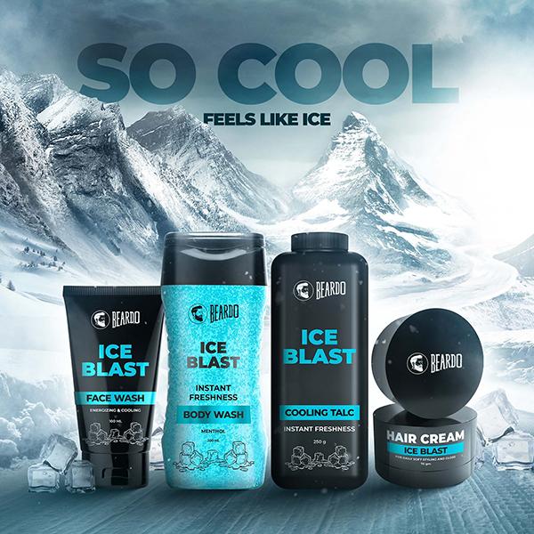 Beardo Energizing & Cooling Face Wash - Ice Blast 100 ml - Face Washes