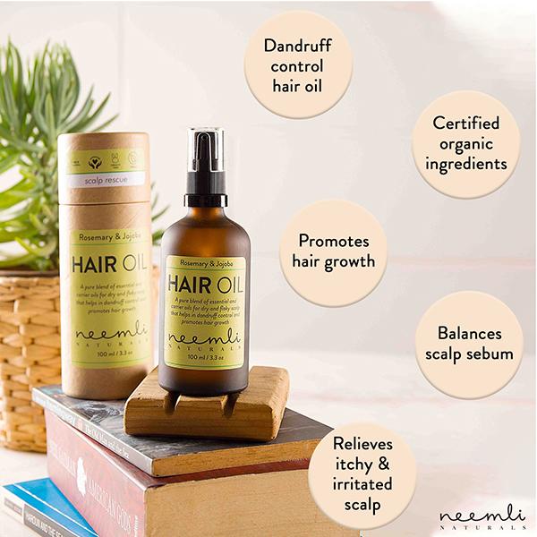 Neemli Naturals Rosemary & Jojoba Oil Hair Oil 100 ml - Hair Oils