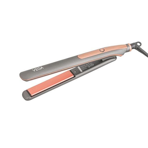 Netmeds | VEGA Glam Shine Hair Straightener With Ceramic Coated Floating Plates (VHSH-24) Grey 1's