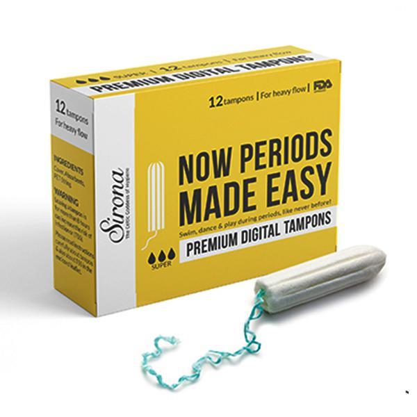 Netmeds | Sirona Worry-Free Periods Tampons - Heavy Flow 12's