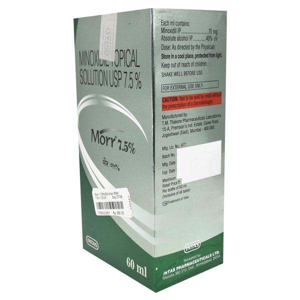 Morr 7.5% Solution 60ml - Hair Loss-Oth