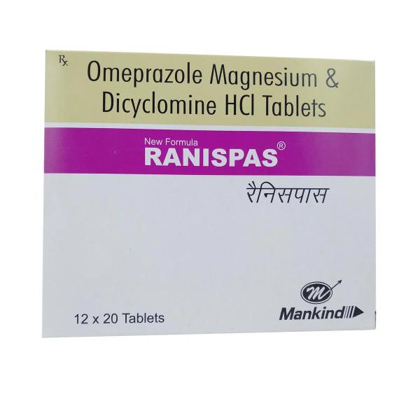 RANISPAS NF Tablet 20's - Muscle Spasm-Ant
