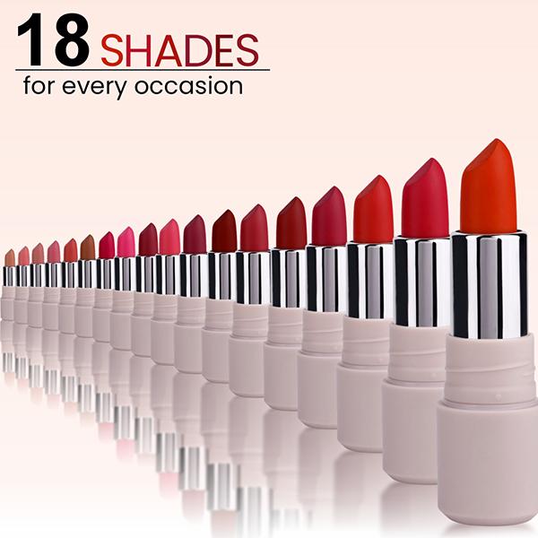 Matt Look Mega Last No Transfer Matte Lipstick With Smudge Proof Formula & Vitamin E, Candy Red-01 3.8 gm - Lipsticks