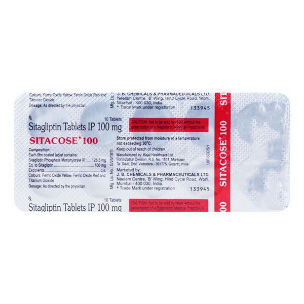 SITACOSE 100 Tablet 10's