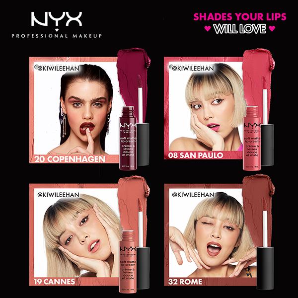 NYX Professional Makeup Soft Matte Lip Cream - Cannes 8 ml - Liquid Lipsticks