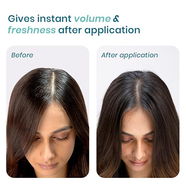 Wishcare Air Powder Dry Shampoo for Oily Hair & Scalp - No White Cast & Aerosol - Volume Boost 10 gm - Dry Shampoos & Conditioners