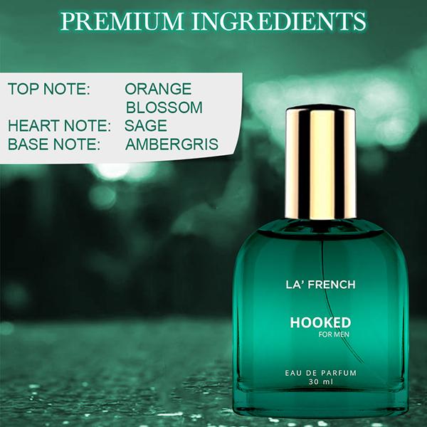 La French Hooked Eau De Perfume for Men 30 ml - Men Perfumes (Edt/Edp)