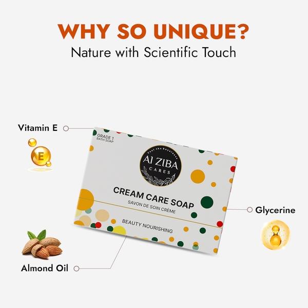 Alziba Cares Soap - Cream Care 100 g - Soaps