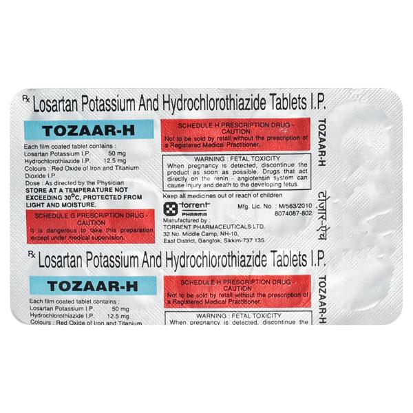 TOZAAR H Tablet 15's - Hypertension-Ang